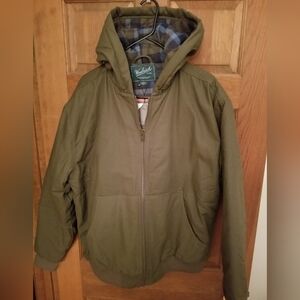 Woolrich Olive Hooded Jacket